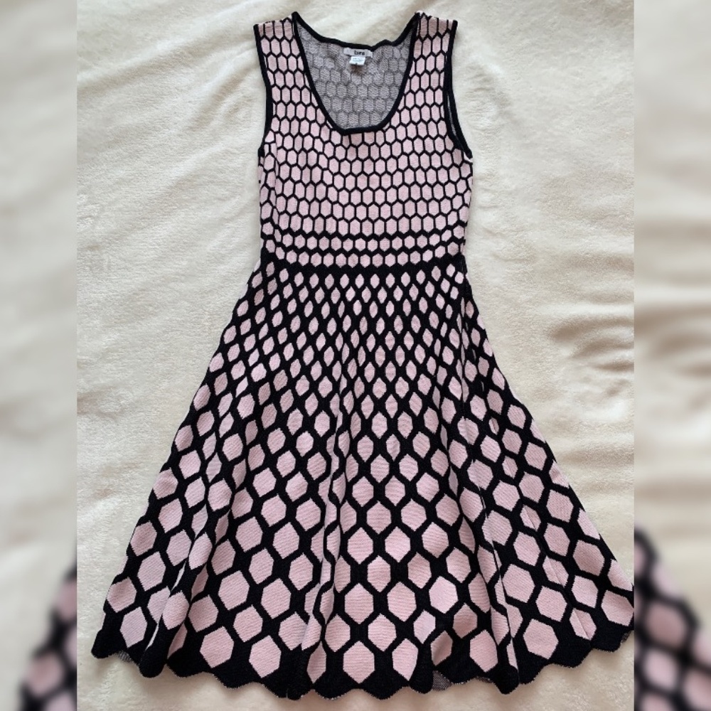 Bar III Black & Pink Dress (Small)